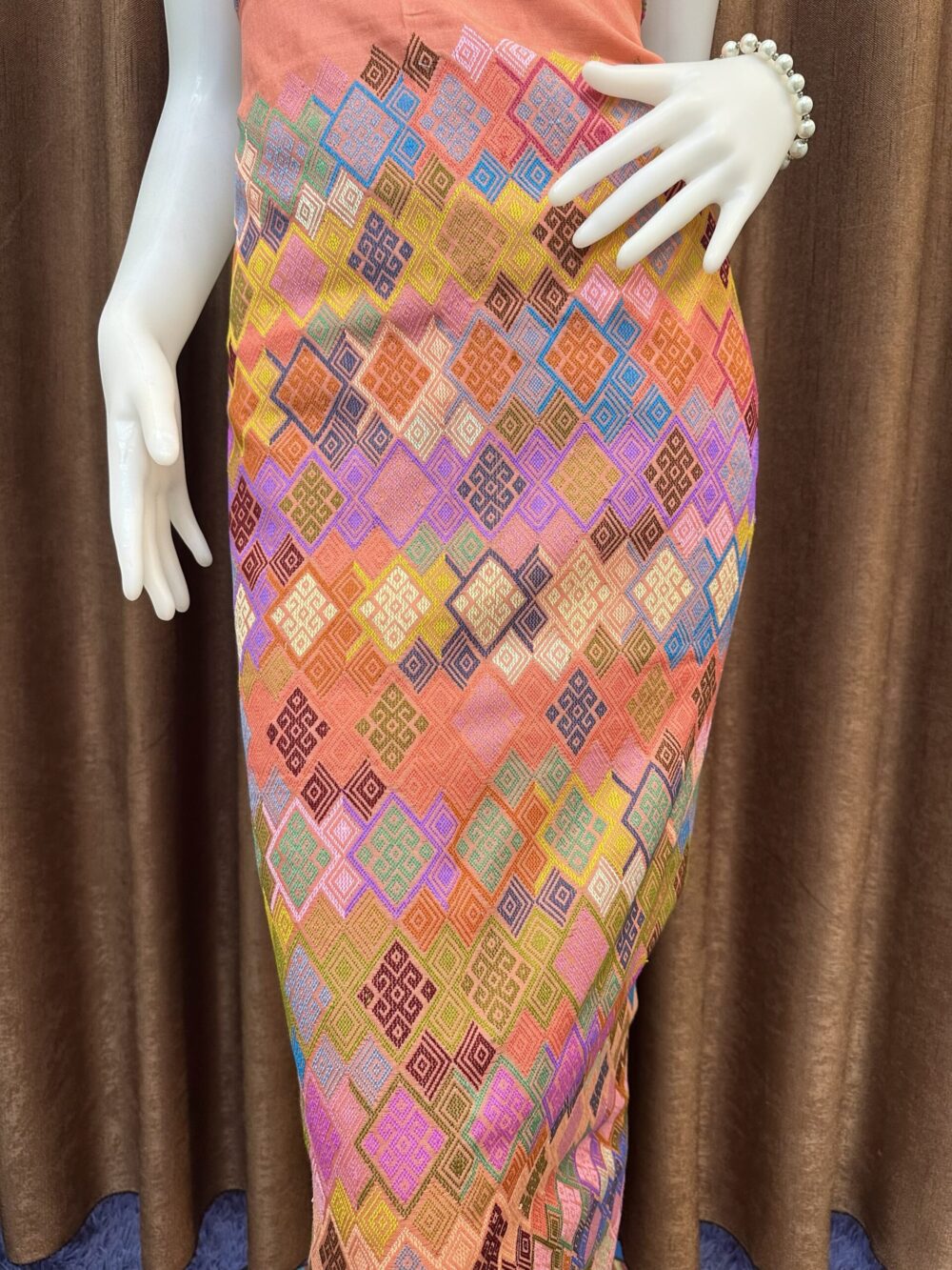 Premium Silk With Shawl - Image 2