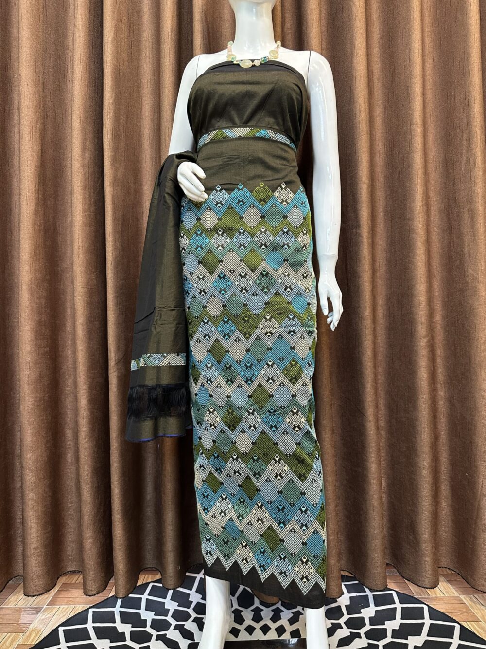 Premium Silk With Shawl