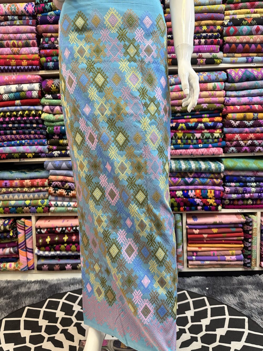 Premium Silk With Shawl - Image 2