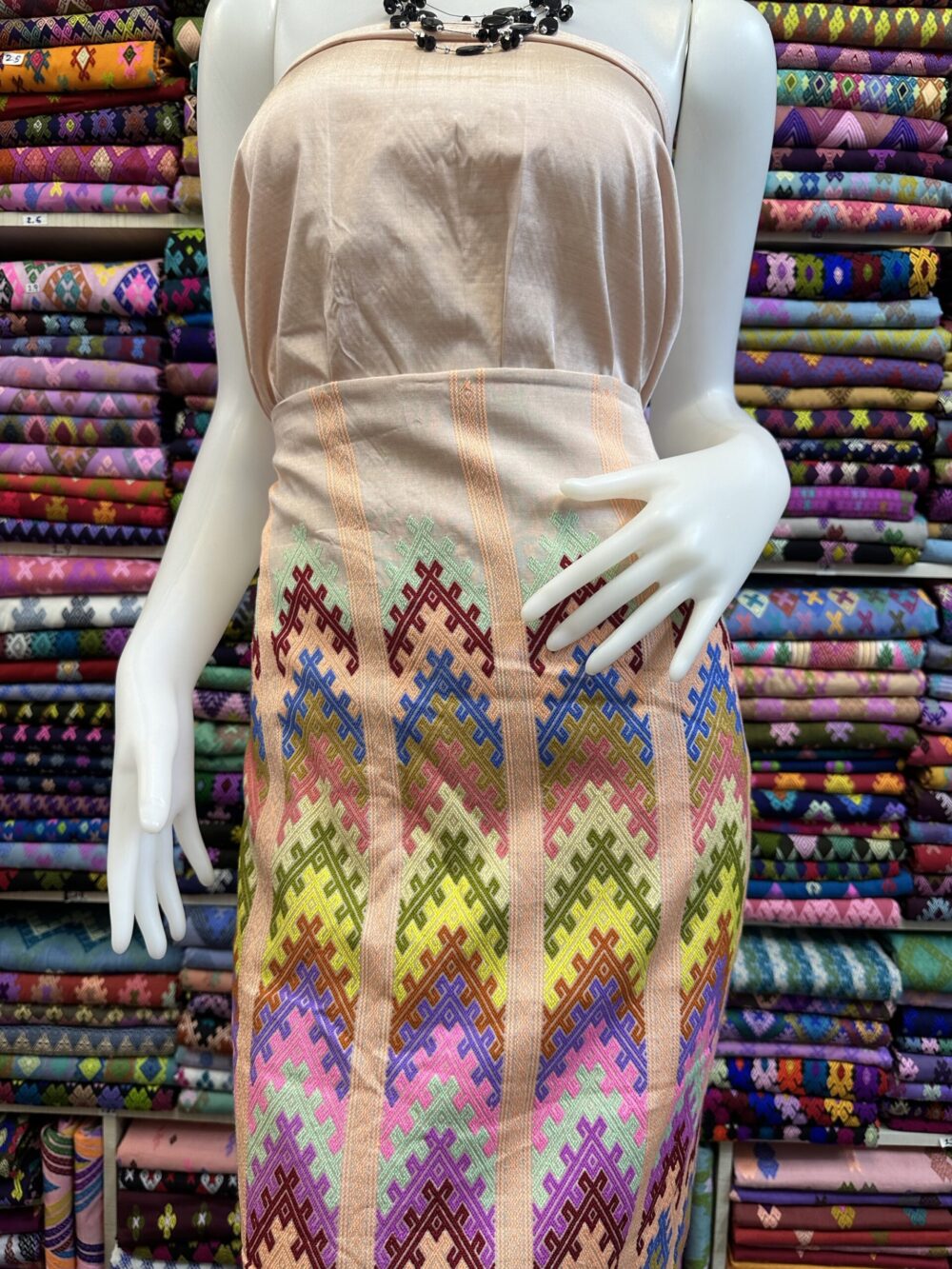Premium Silk With Shawl - Image 4