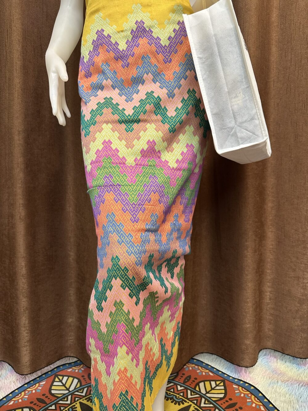 Premium Silk With Shawl - Image 3