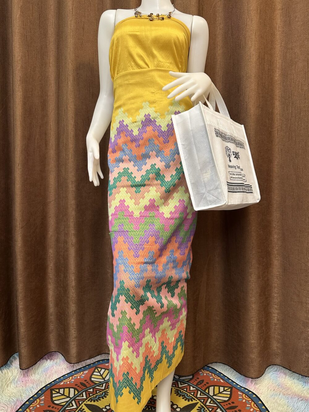 Premium Silk With Shawl - Image 5