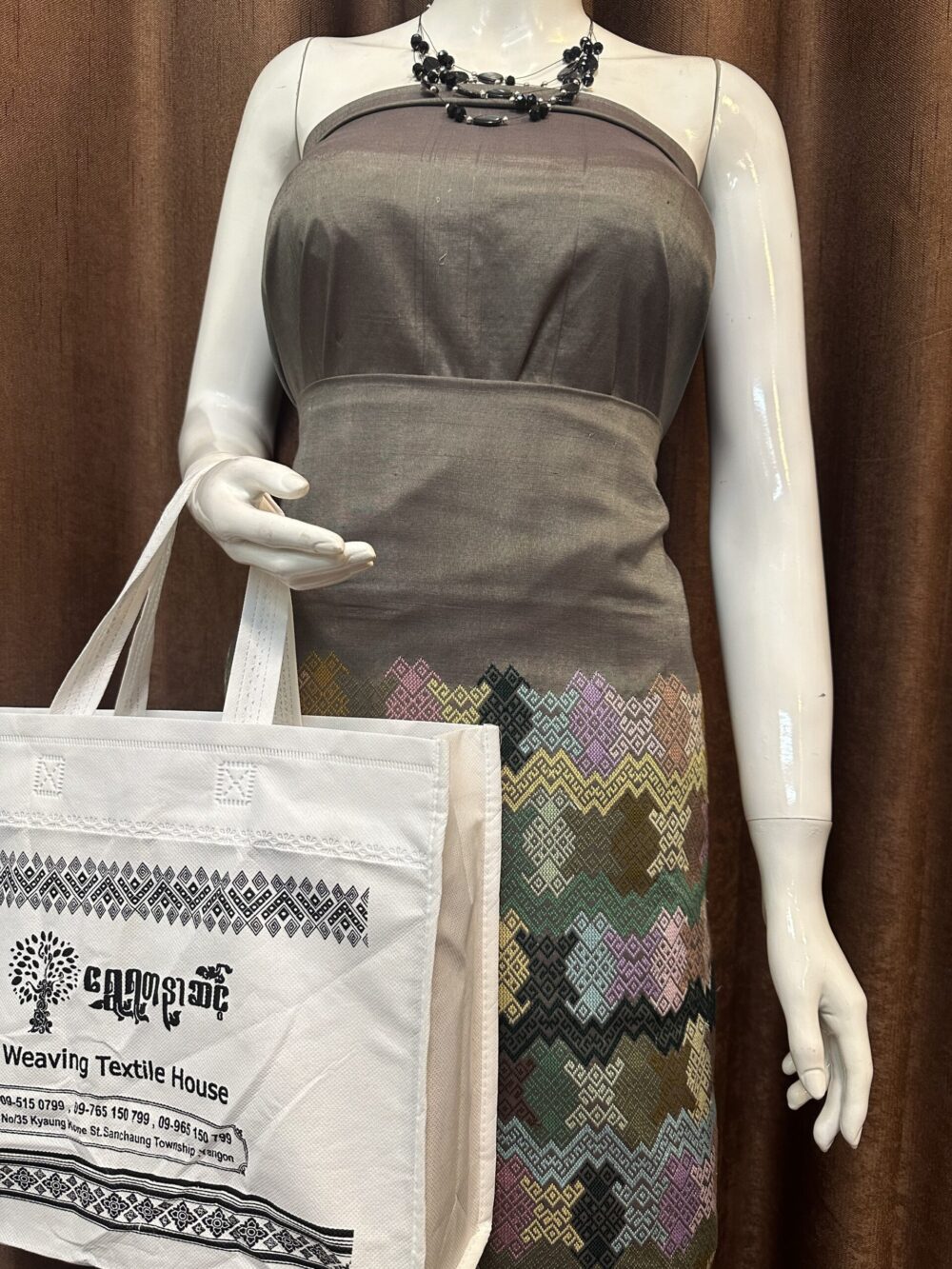 Premium Silk With Shawl - Image 7