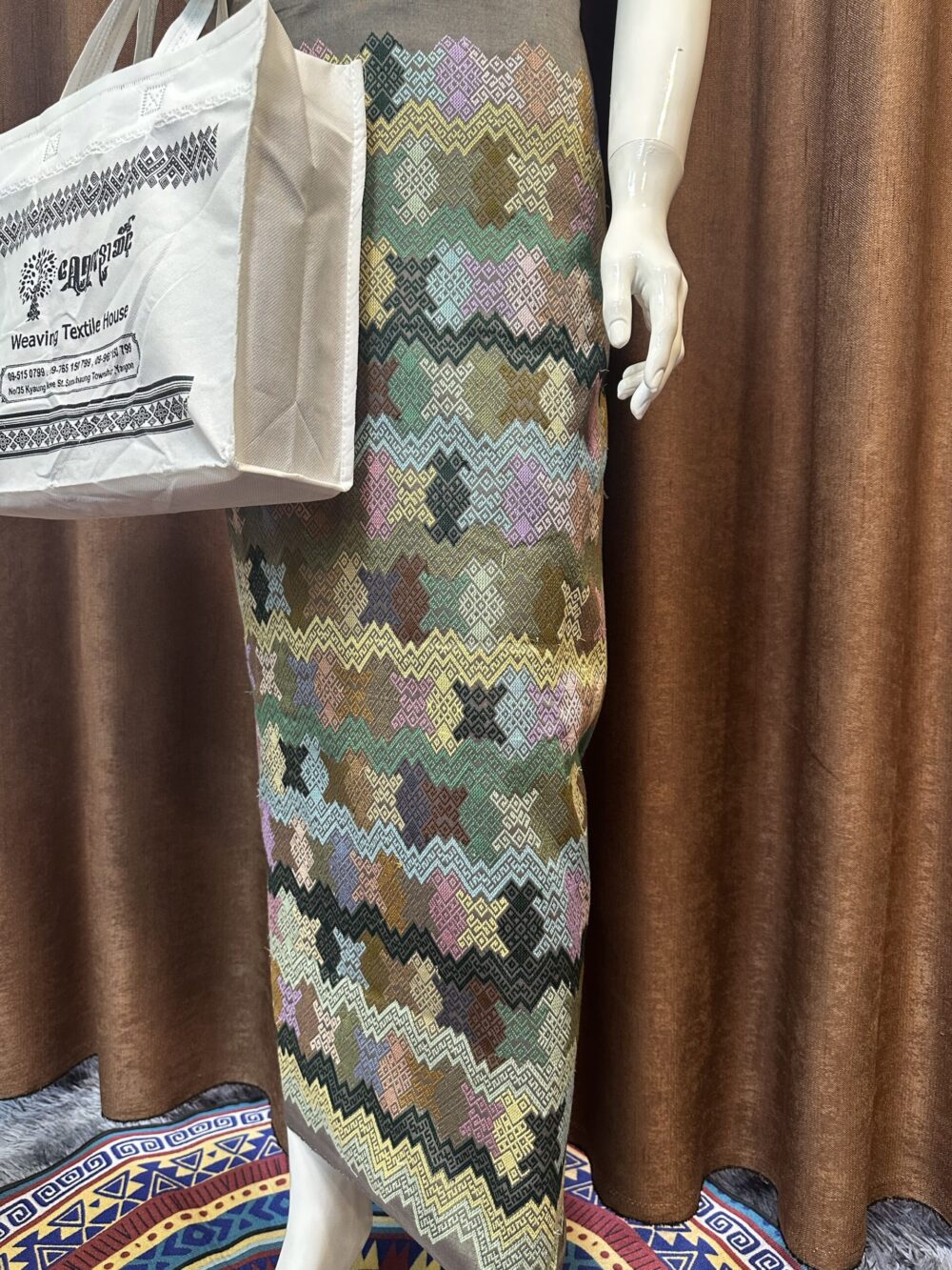 Premium Silk With Shawl - Image 6