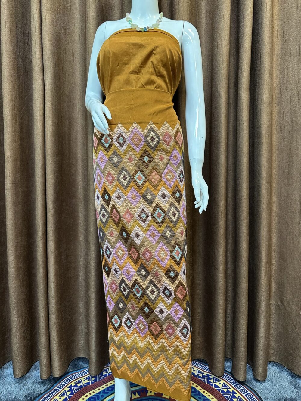 Premium Silk With Shawl - Image 4