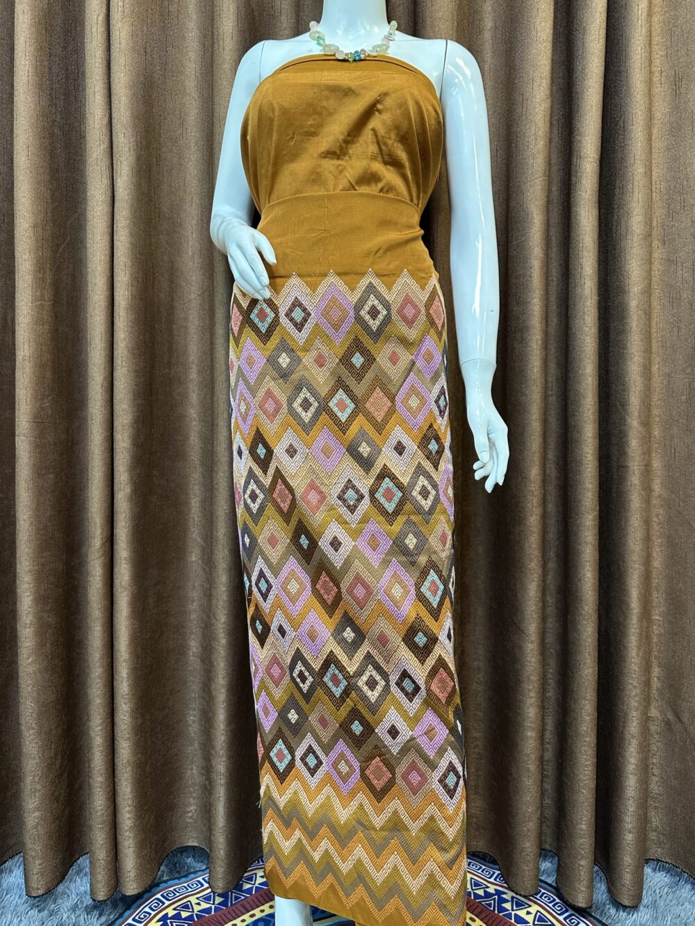 Premium Silk With Shawl - Image 2