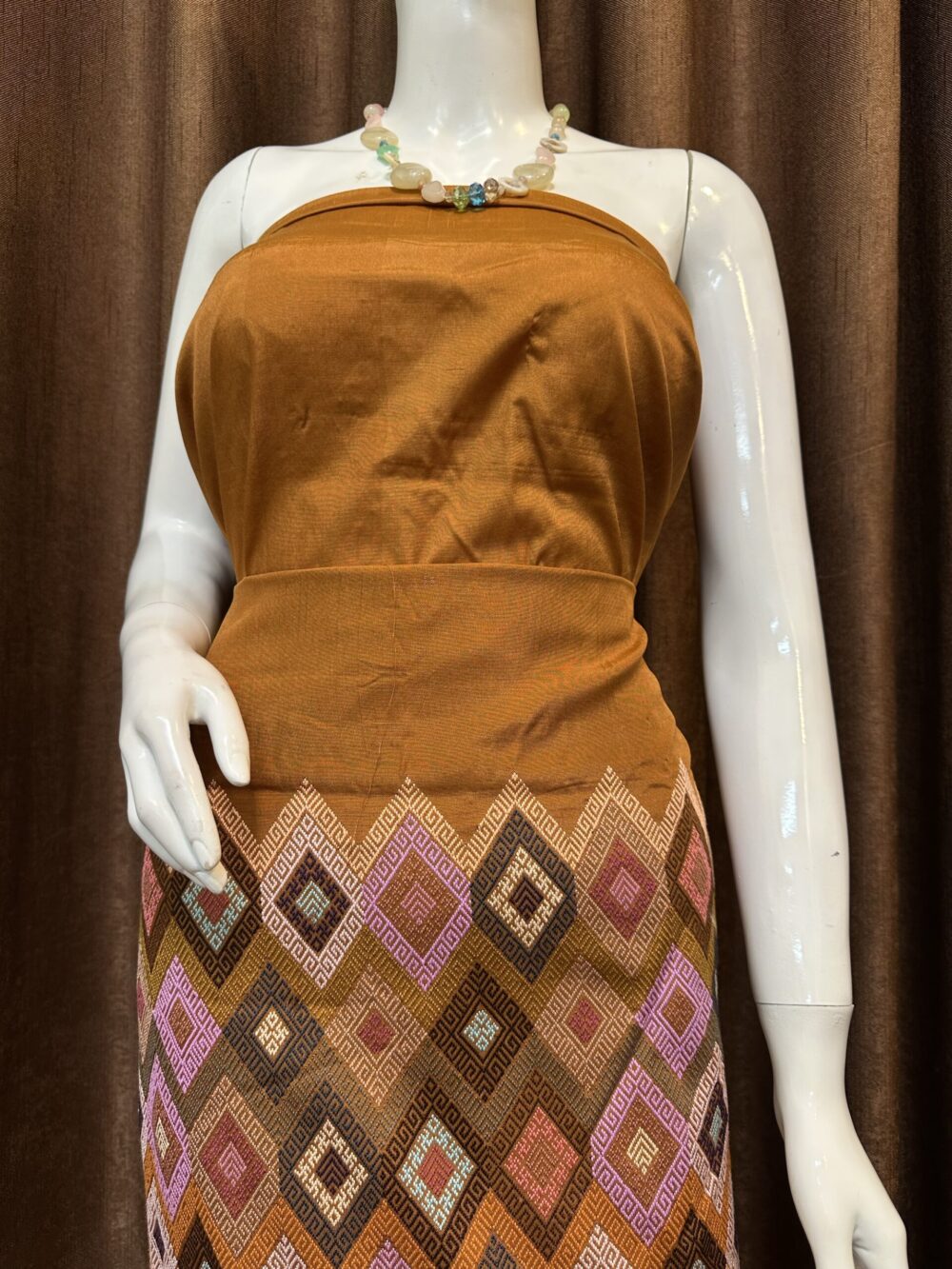Premium Silk With Shawl - Image 3