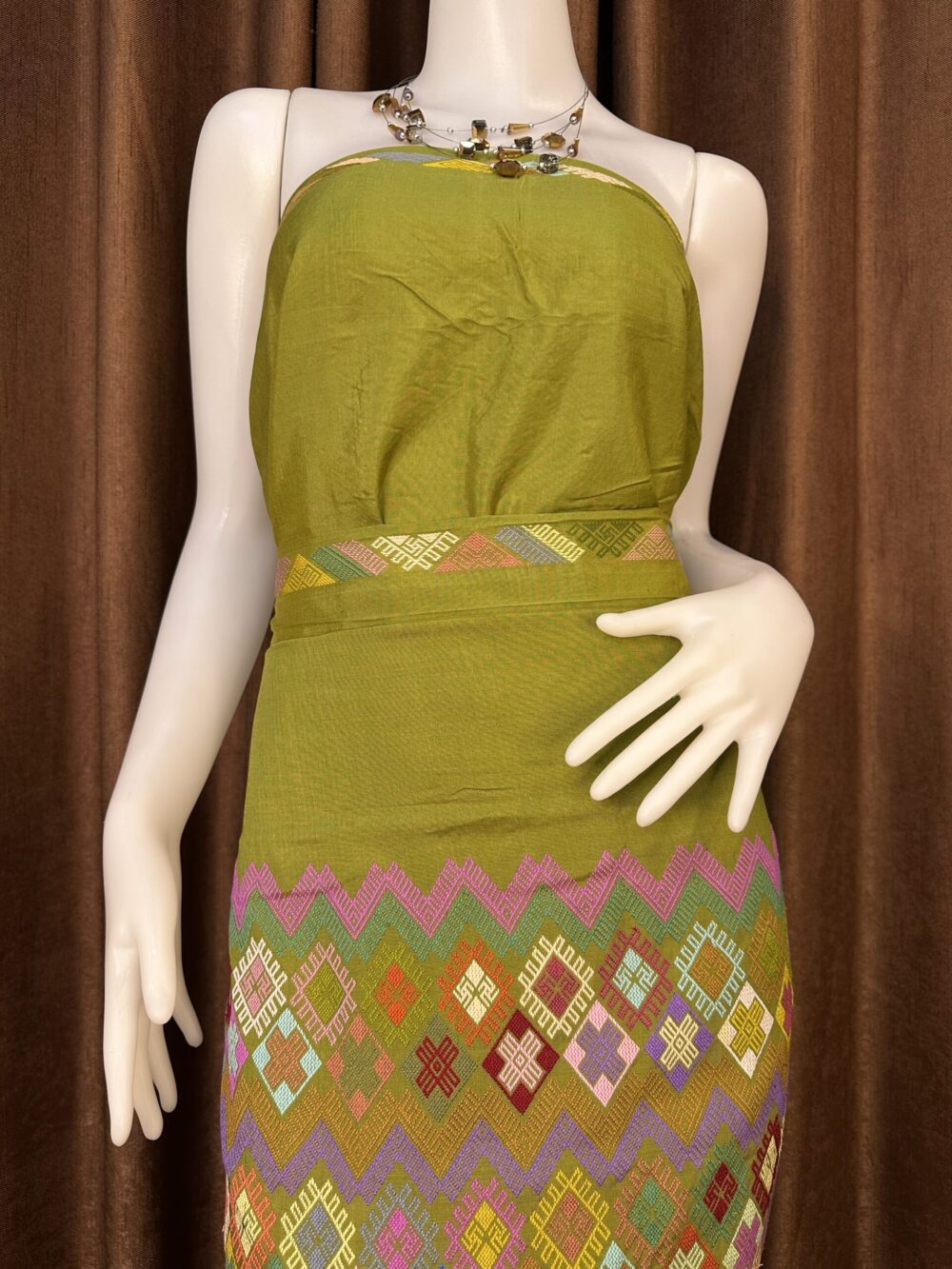 Premium silk with shawl - Image 4