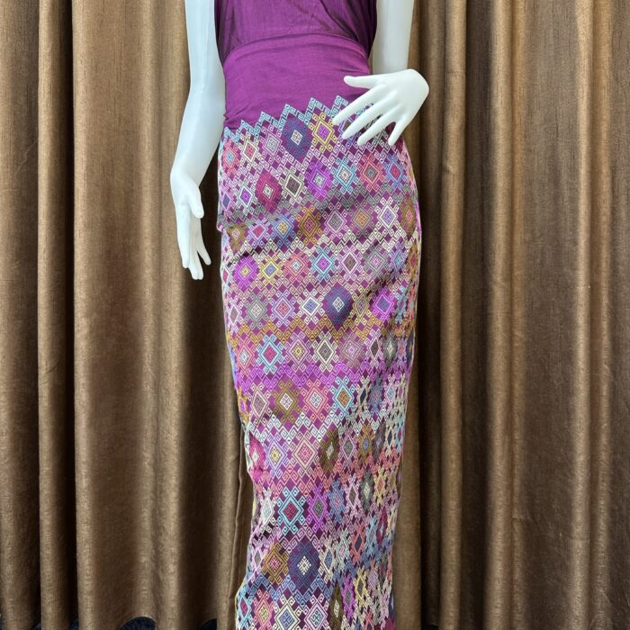 Premium silk with shwal