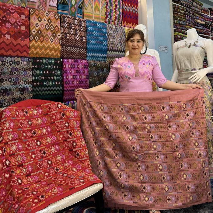 Premium silk with shawl