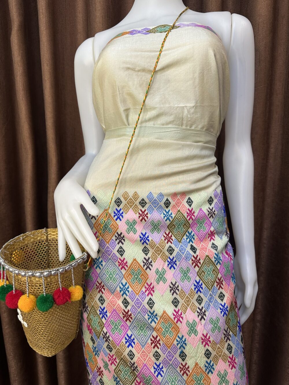 Premium Silk With Shawl - Image 3