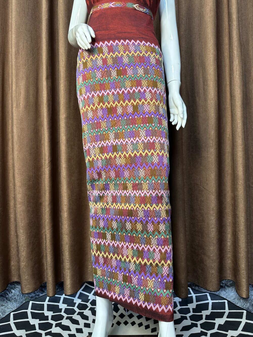 Premium silk with shawl - Image 2