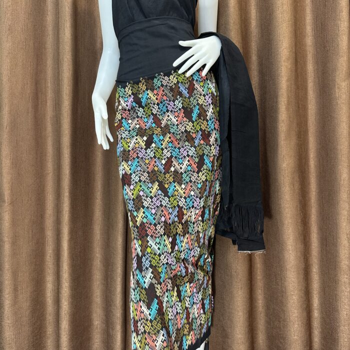 Premium silk with shawl