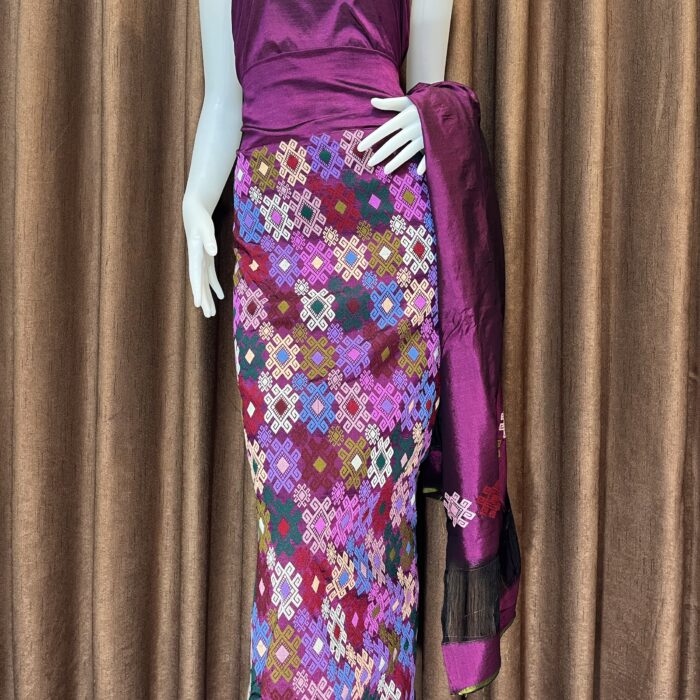 Premium silk with shawl
