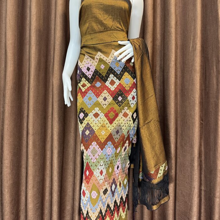 Premium silk with shawl