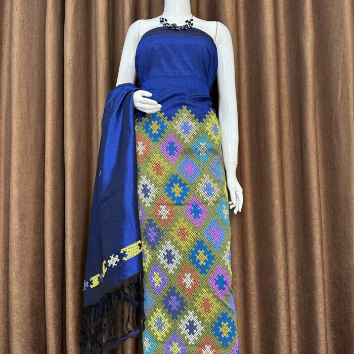 Premium silk with shawl