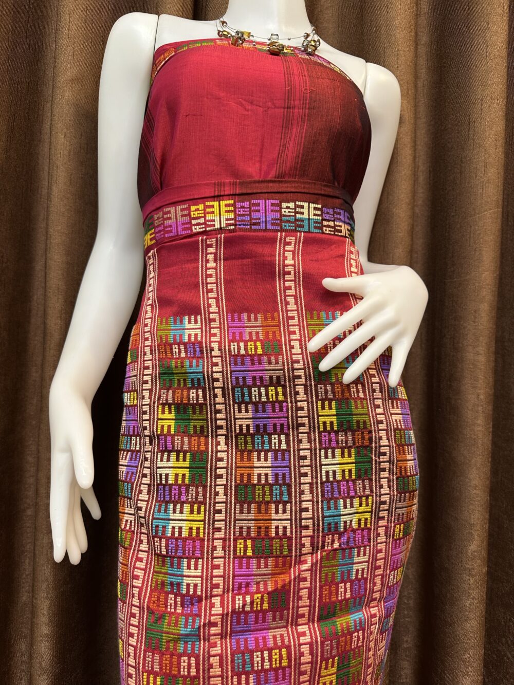 Premium silk with shawl - Image 3
