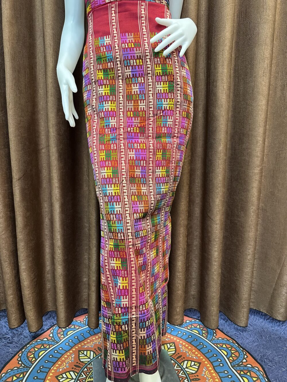 Premium silk with shawl