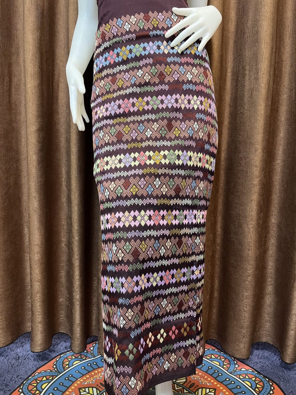 Premium silk with shawl - Image 2